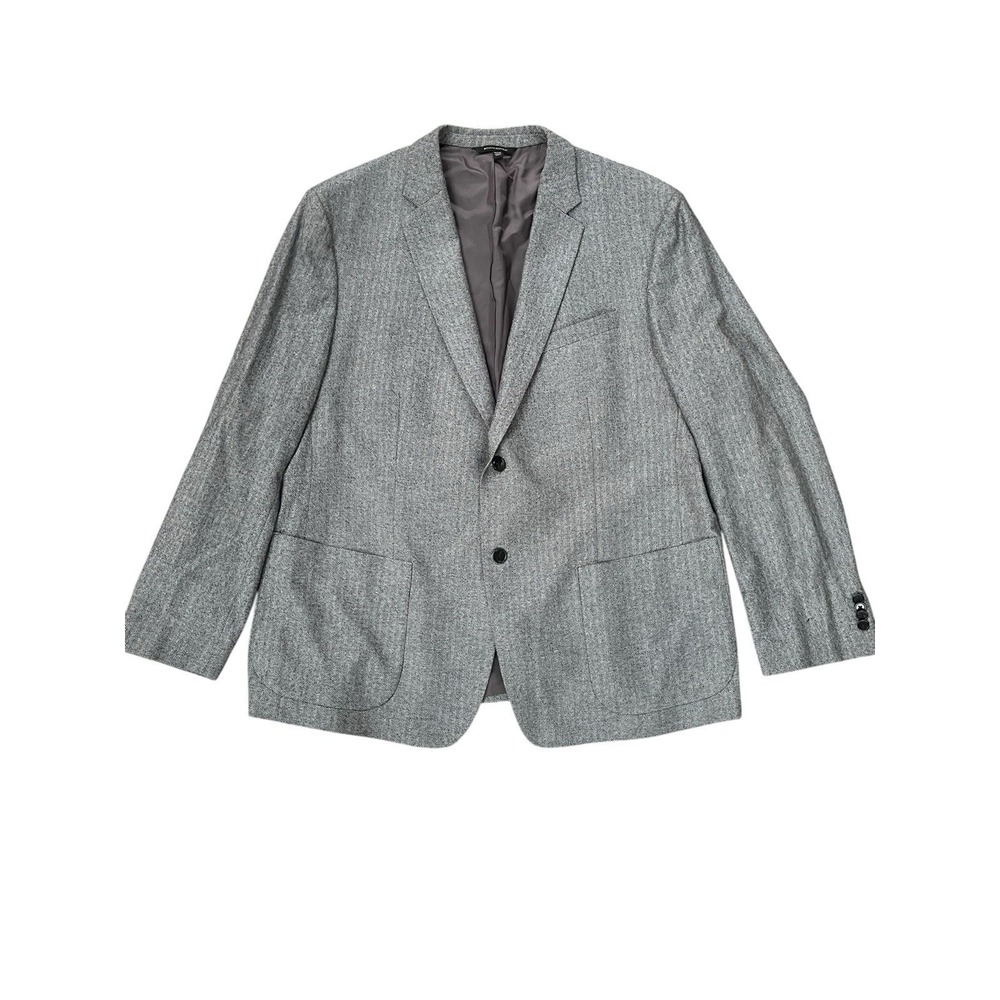 Banana Republic Jacket 50R‎ Mens Marzotto Wool Herringbone Blazer Slim Fit